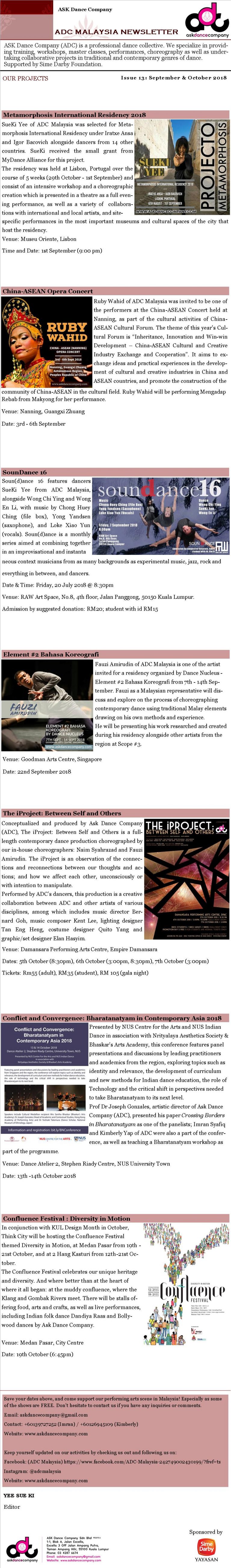 ADC Malaysia Newsletter Issue 13: Sept, Oct 2018 - ASK ...